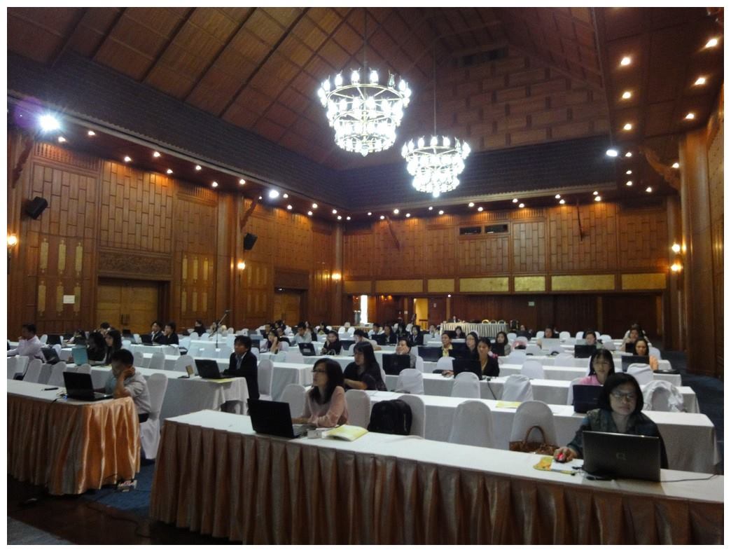 ภาพบรรยากาศการอบรมครูเคมีและฟิสิกส์ใช้งาน Yenka Simulation ครั้งที่ 9